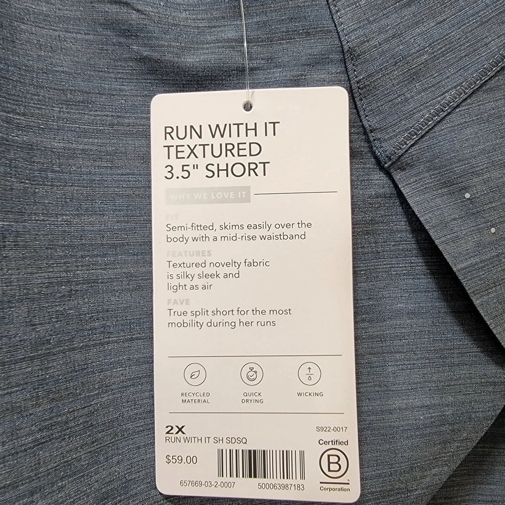 NEW Athleta Run With It Textured 3.5
